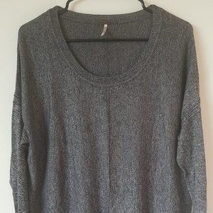 Gray High Low Top